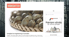 Desktop Screenshot of lunasdatter.dk